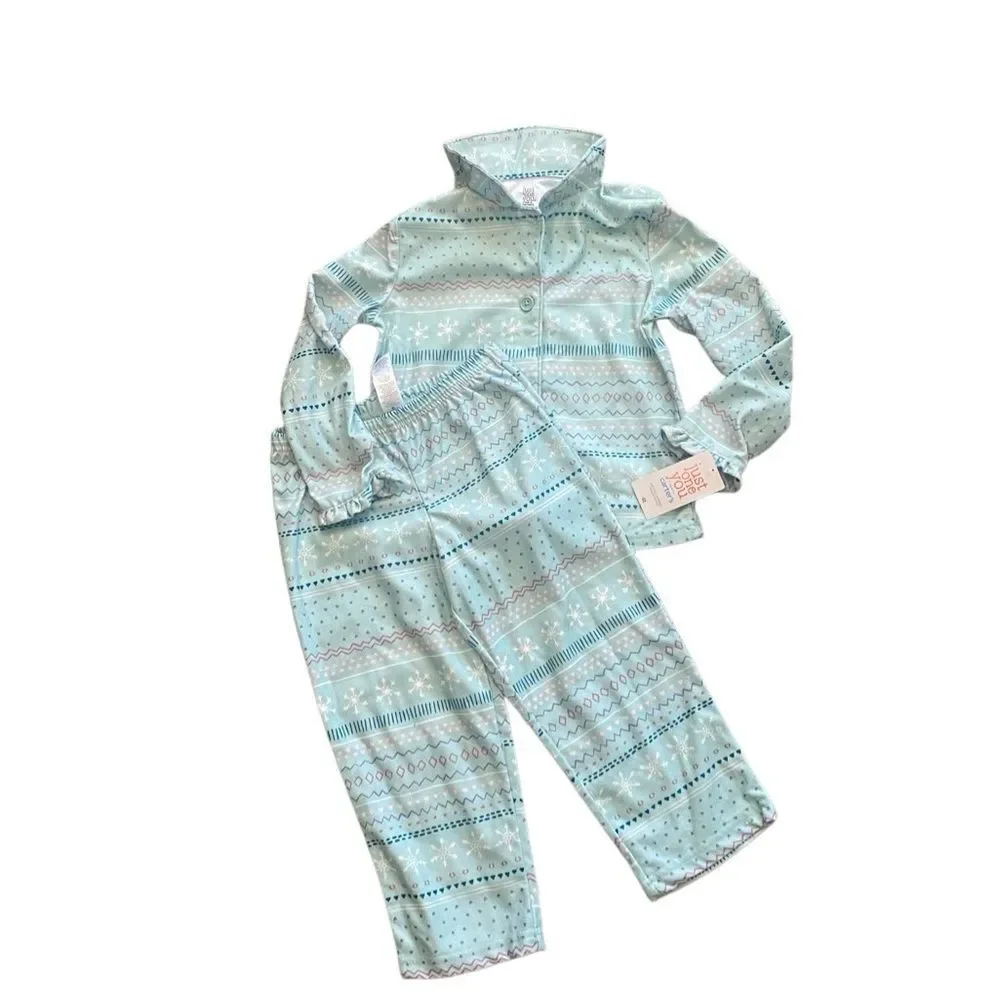 NWT Carter’s Two Piece 4T Flannel Pajamas.